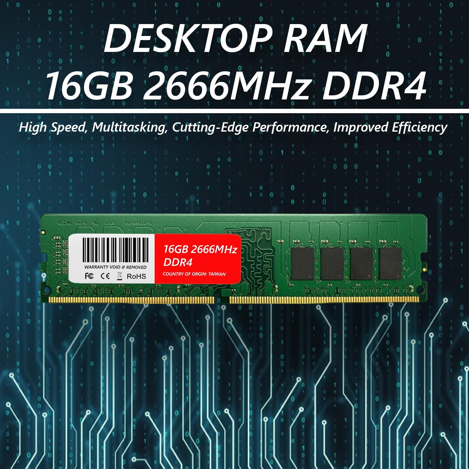Amazon.in: Buy 16GB DDR4 2666MHz Desktop RAM DIMM - High-Capacity